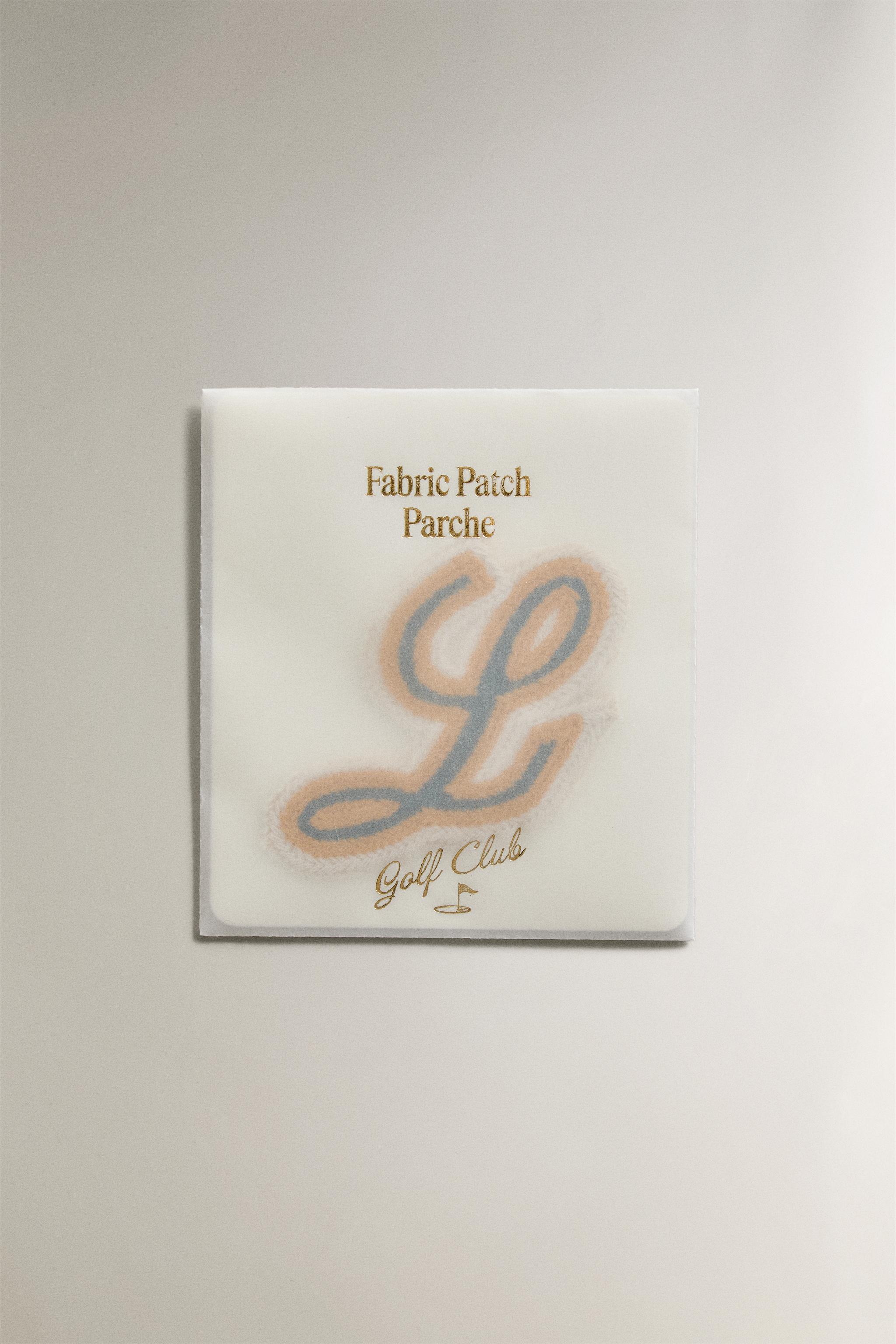 COTTON LETTER L PATCH